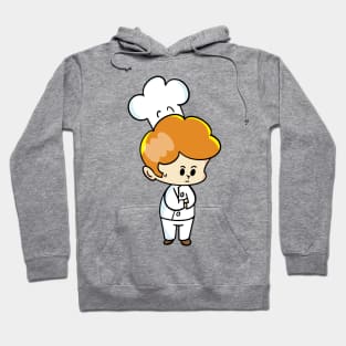 chef cartoon character  drawing design Hoodie